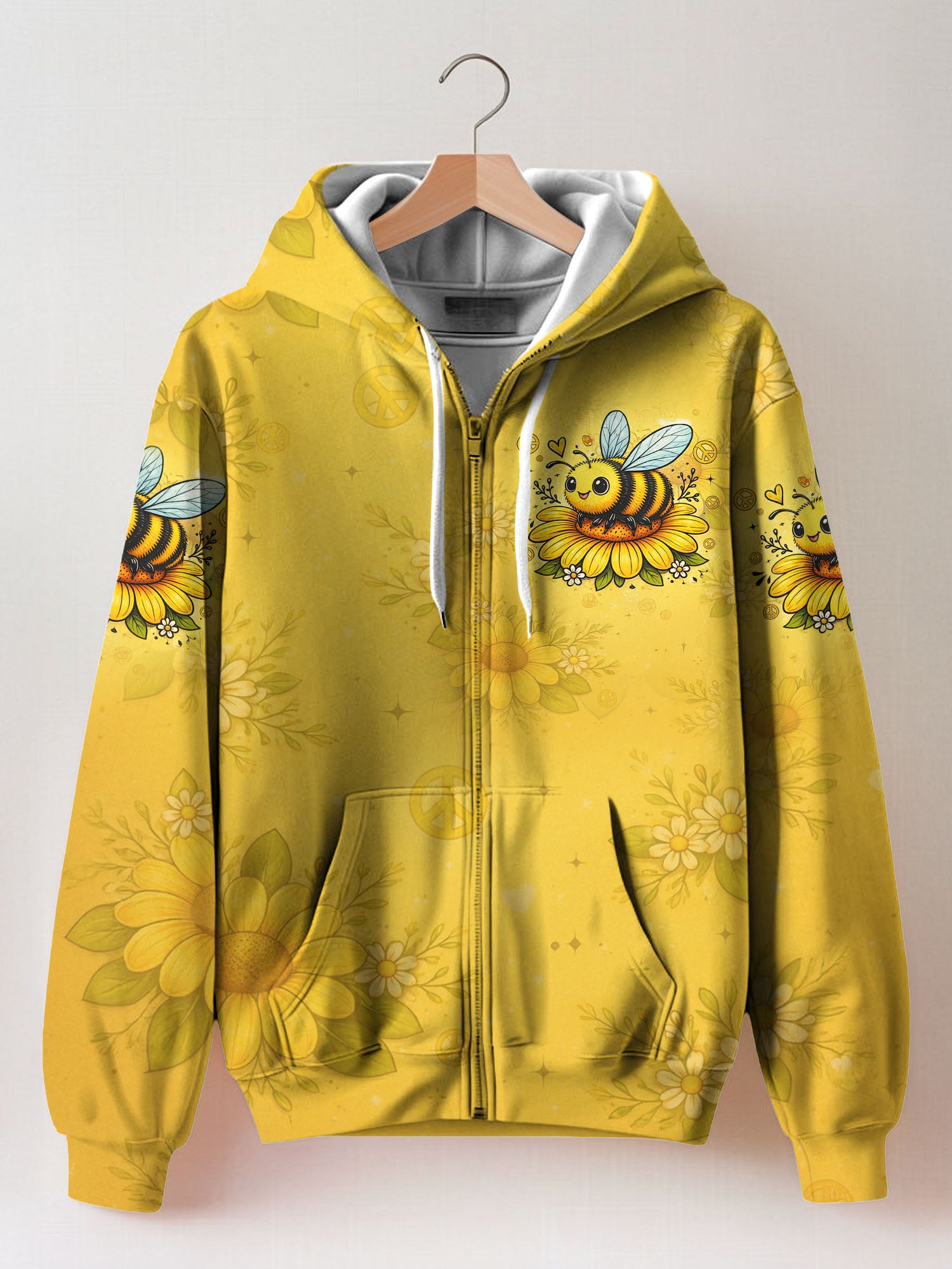 "Honey" Zip Hoodie