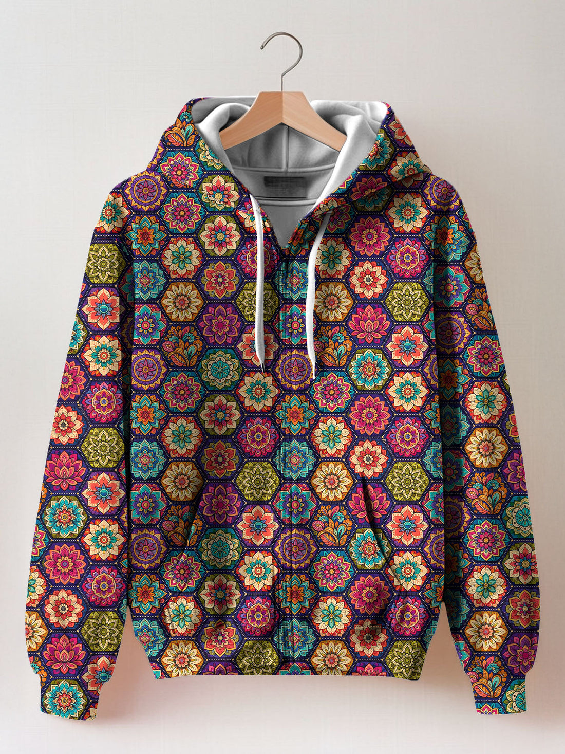 "Flower" Zip Hoodie