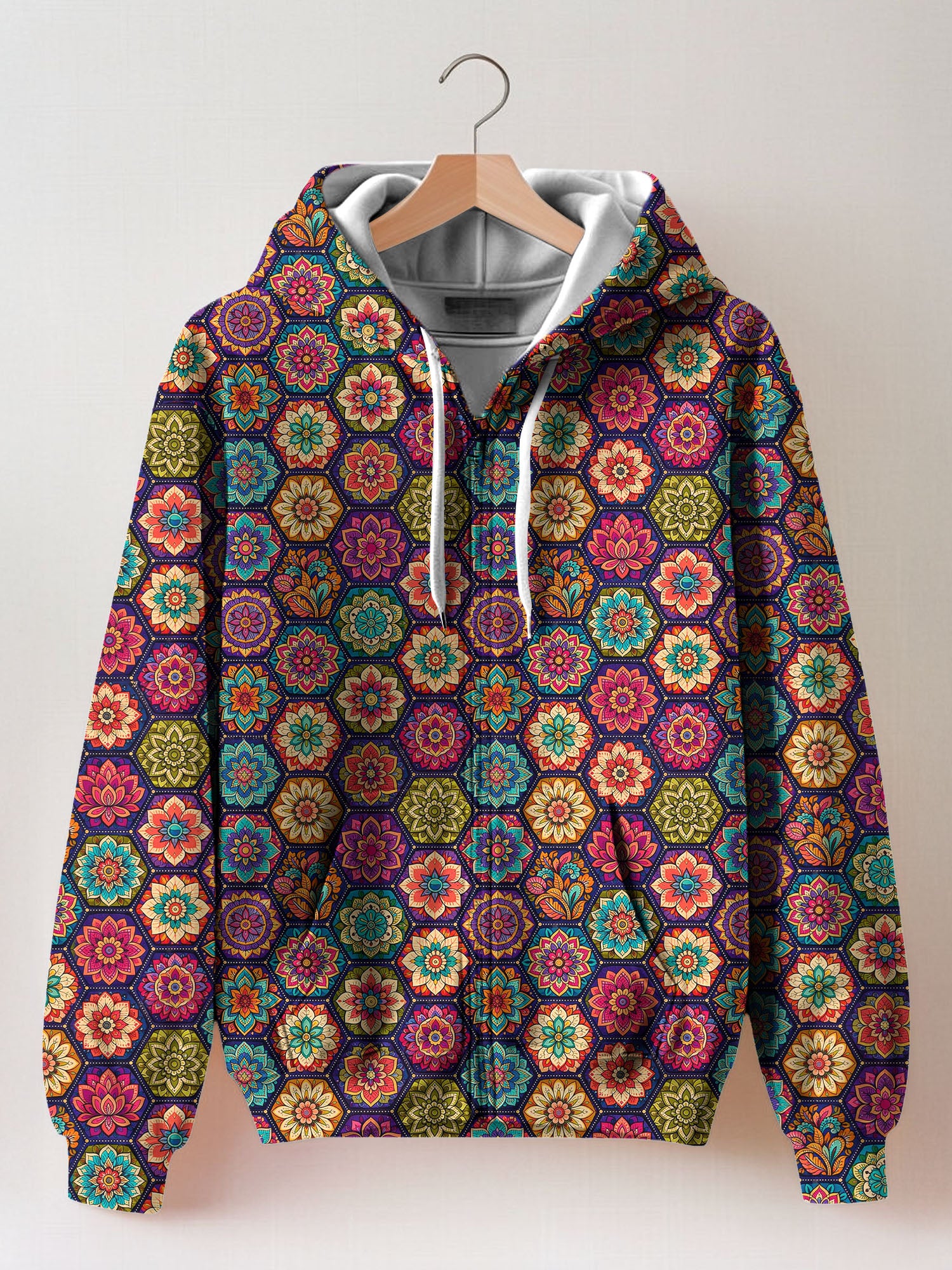 "Flower" Zip Hoodie