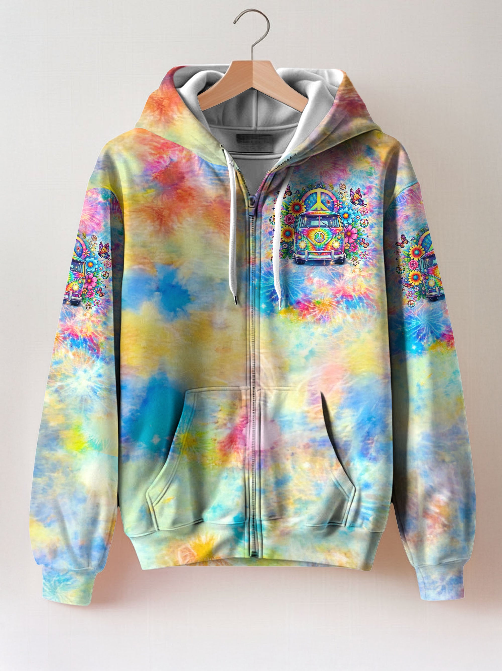"Burst" Zip Hoodie