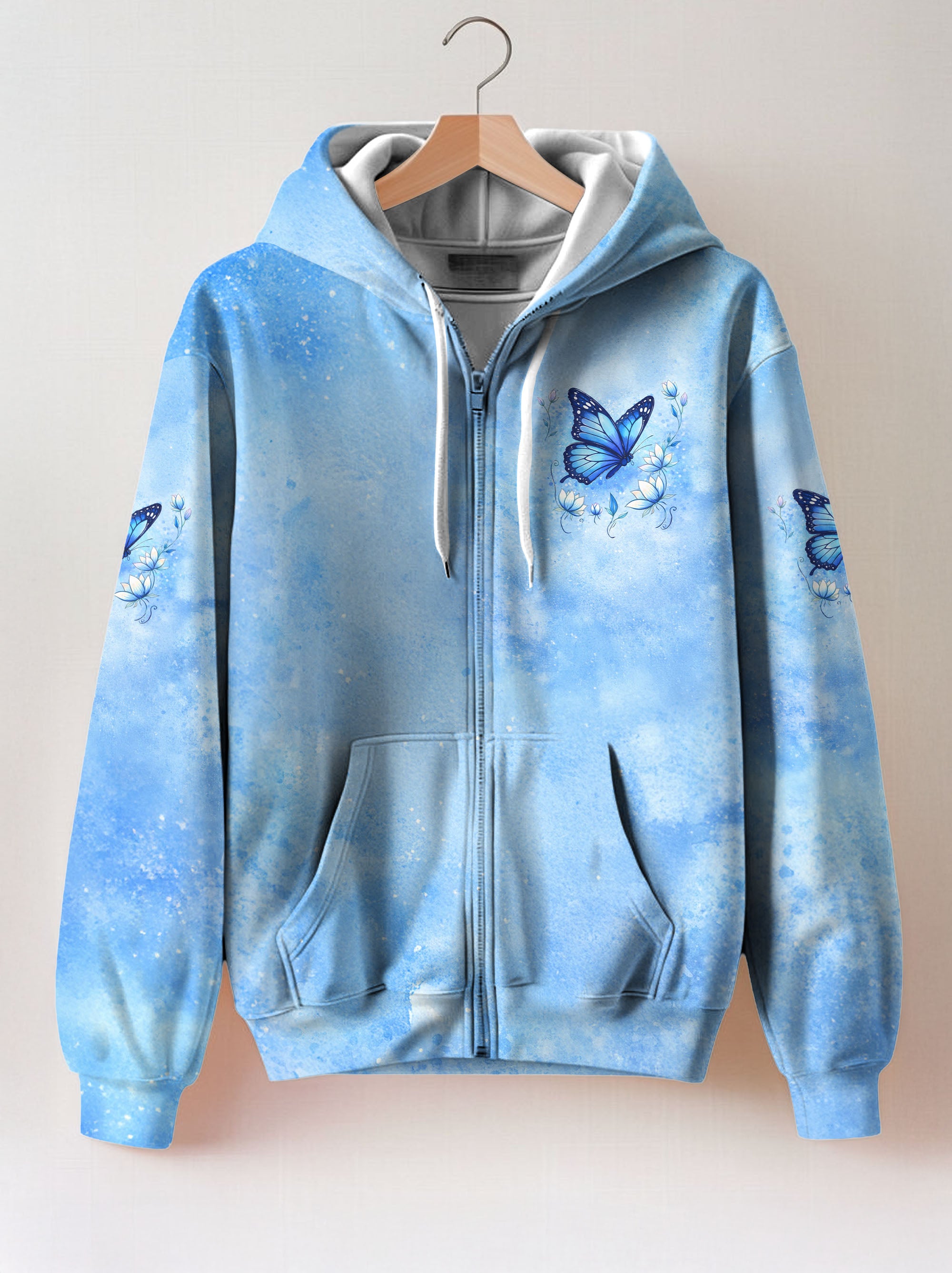 "Hush" Zip Hoodie