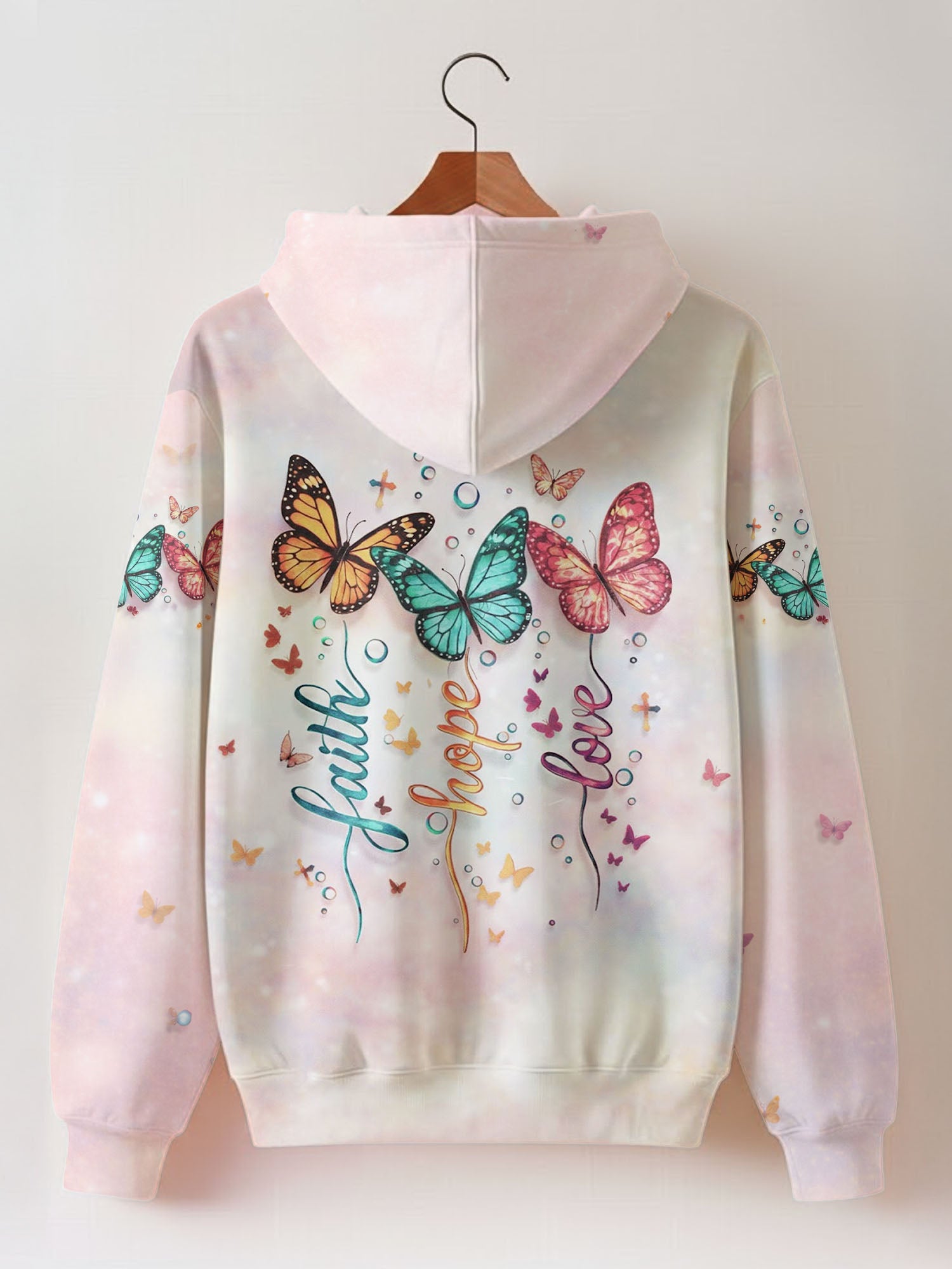 "Flutter" Zip Hoodie
