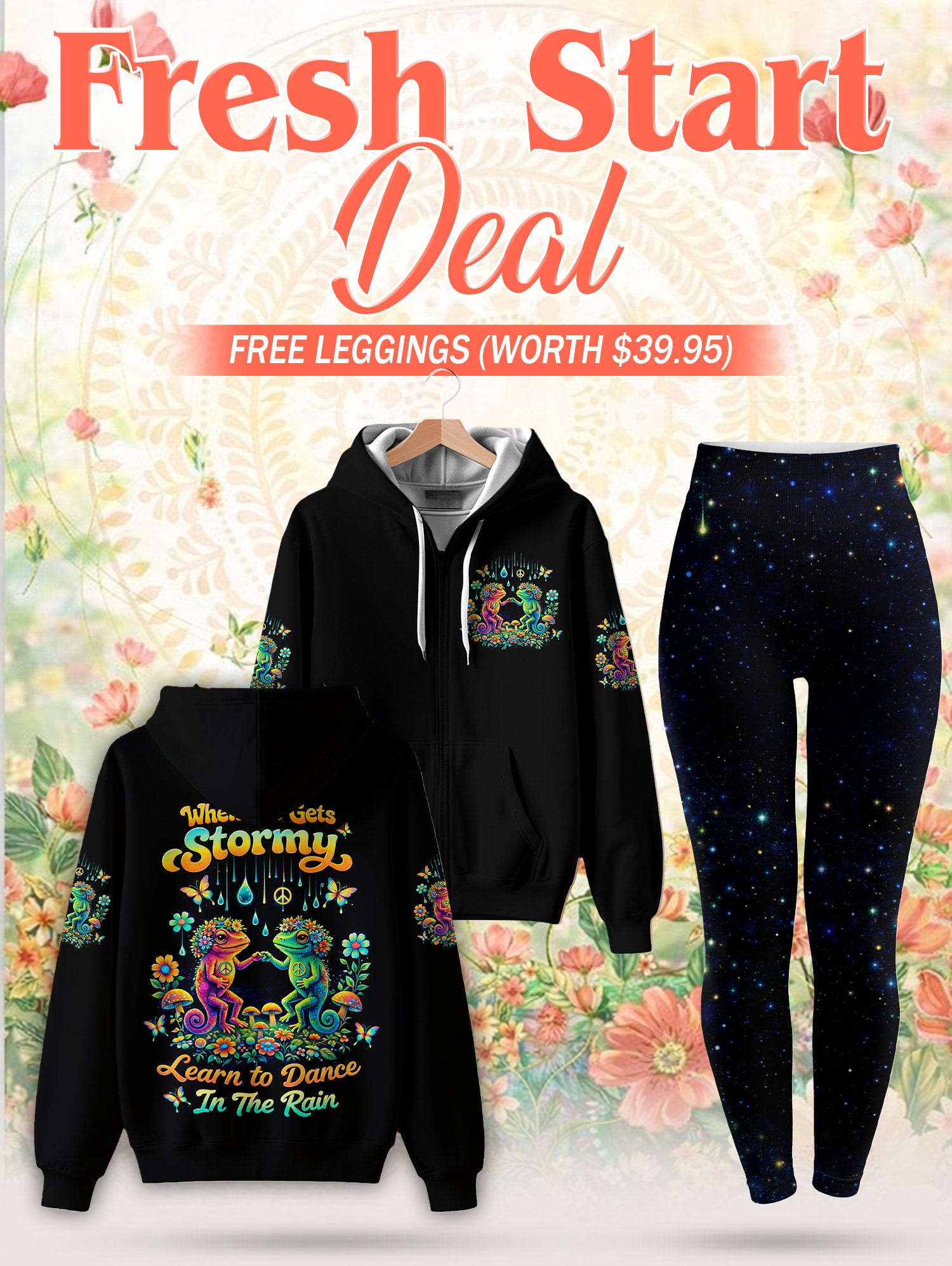 "Stomp" Zip Hoodie & Leggings Deal