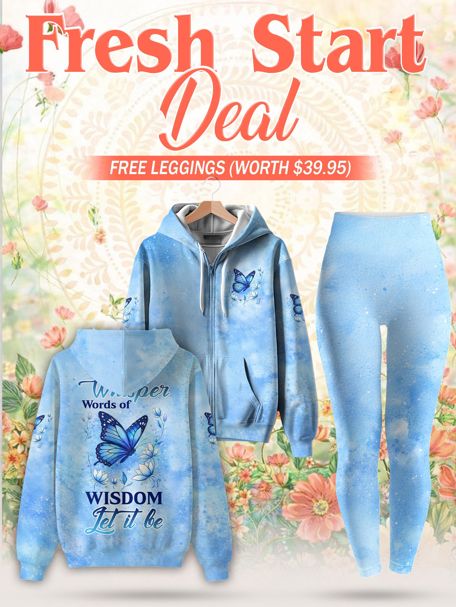 "Hush" Zip Hoodie & Leggings Deal