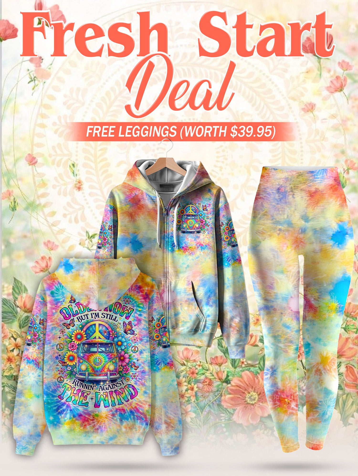 "Burst" Zip Hoodie & Leggings Deal