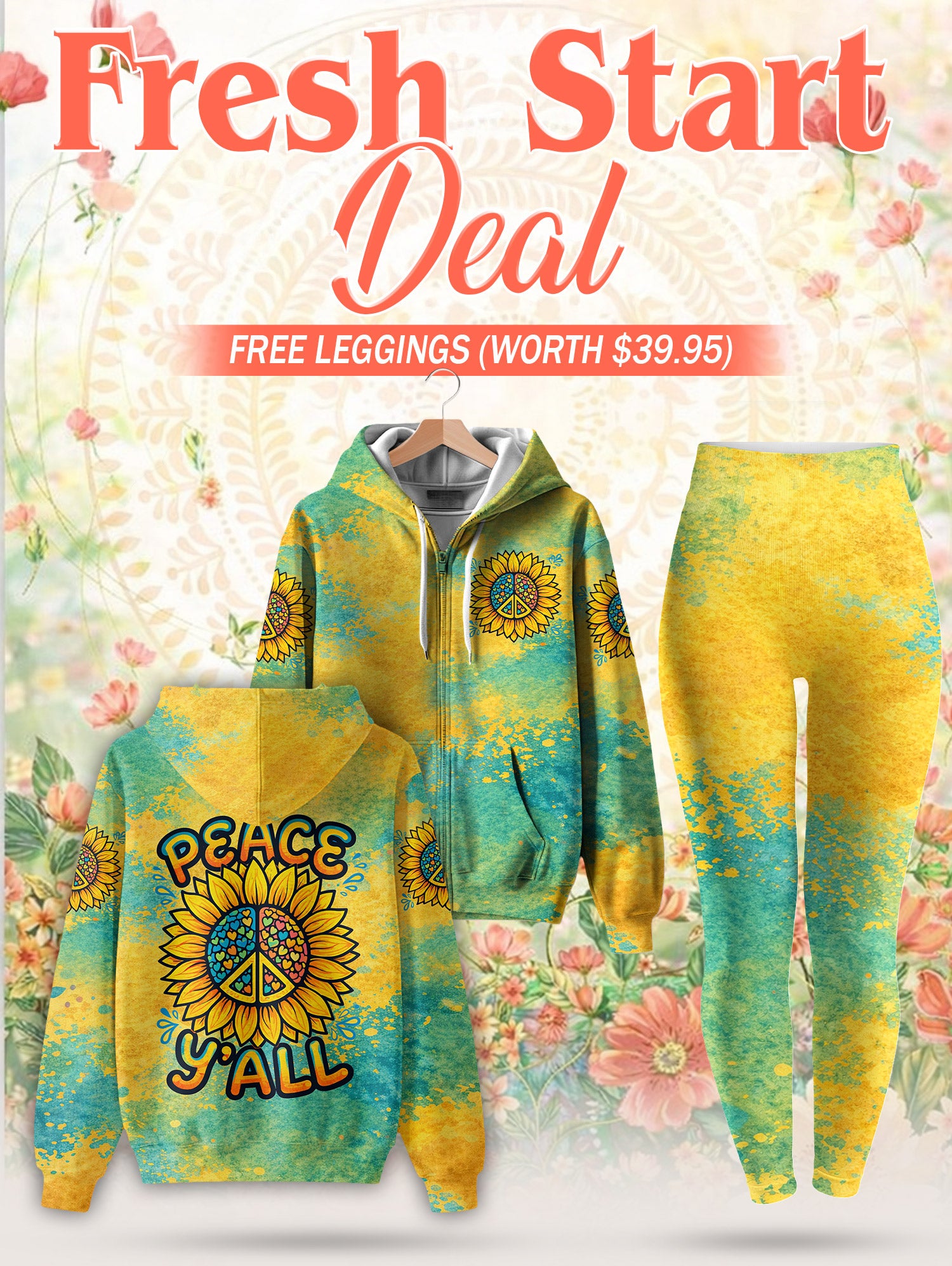 "Howdy" Zip Hoodie & Leggings Deal