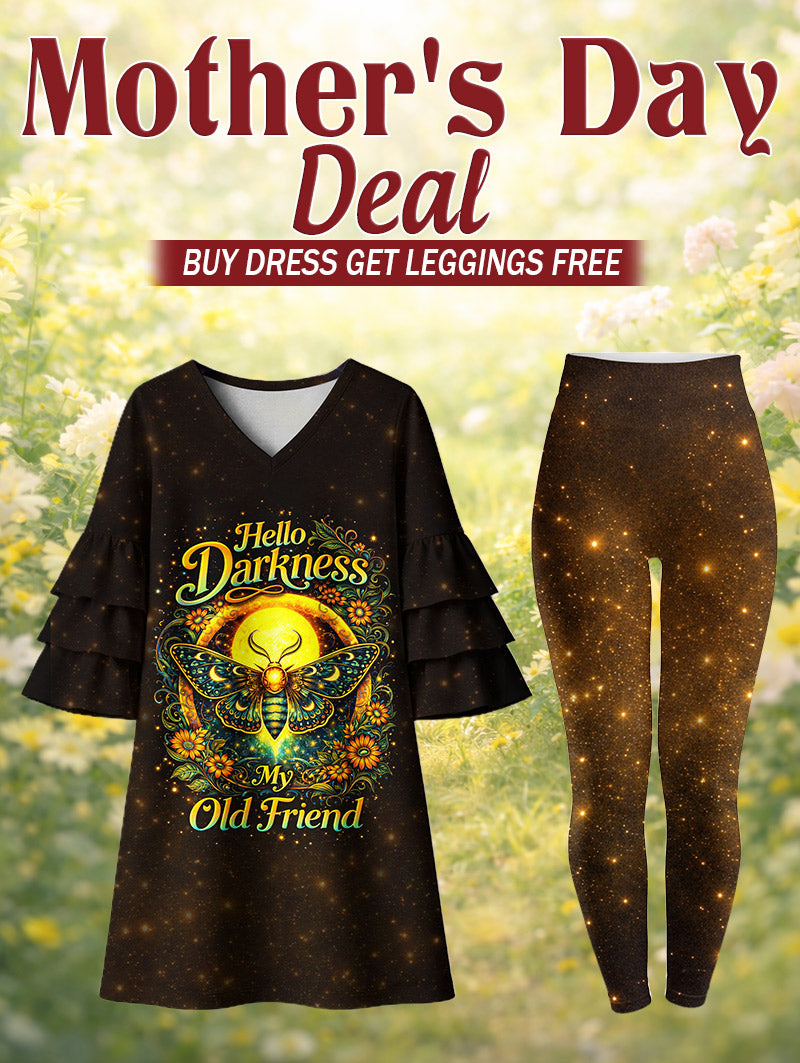 "Ember" Stacked Ruffle Dress & Leggings Deal