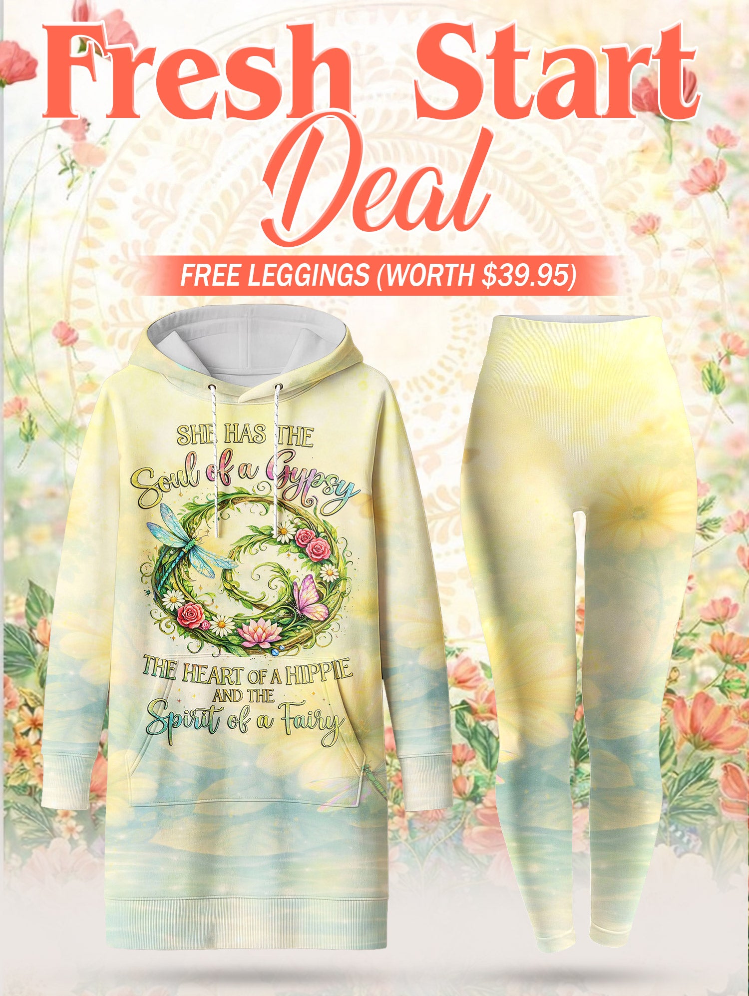 "Sprite" Hoodie Dress & Leggings Deal