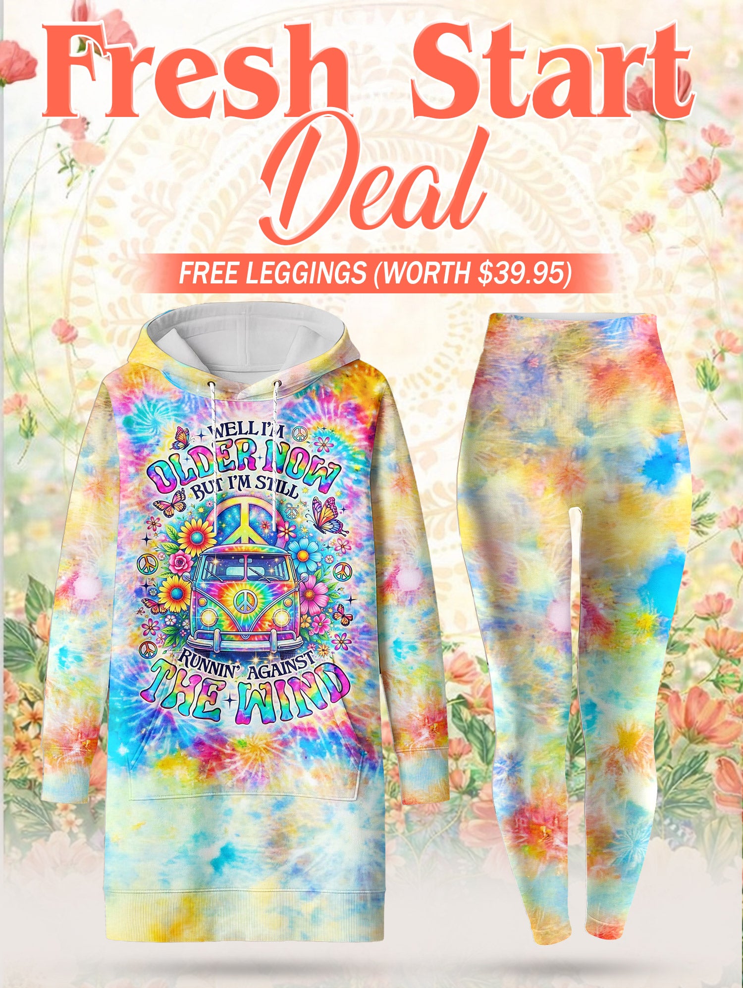"Burst" Hoodie Dress & Leggings Deal