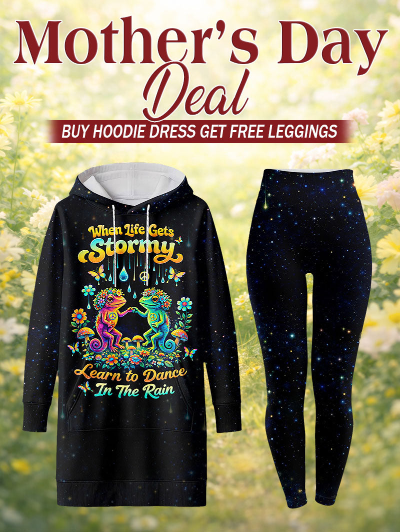 "Stomp" Hoodie Dress & Leggings Deal