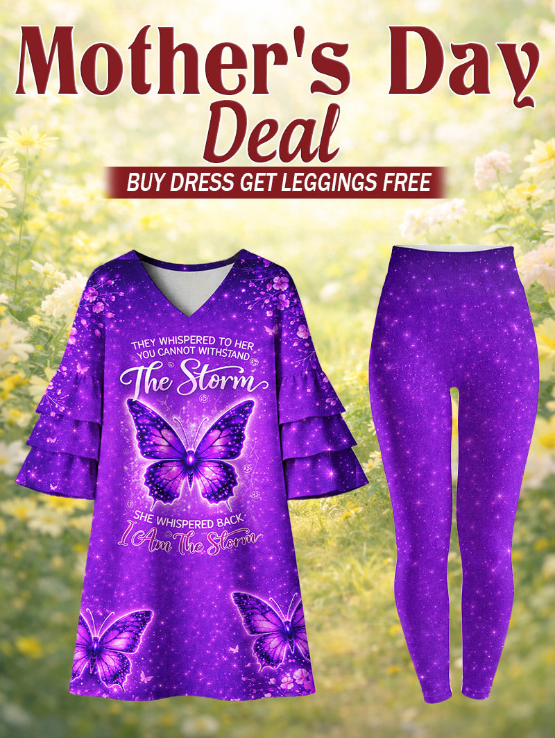 "Fury" Stacked Ruffle Dress & Leggings Deal