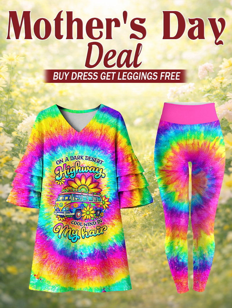 "Roam" Stacked Ruffle Dress & Leggings Deal