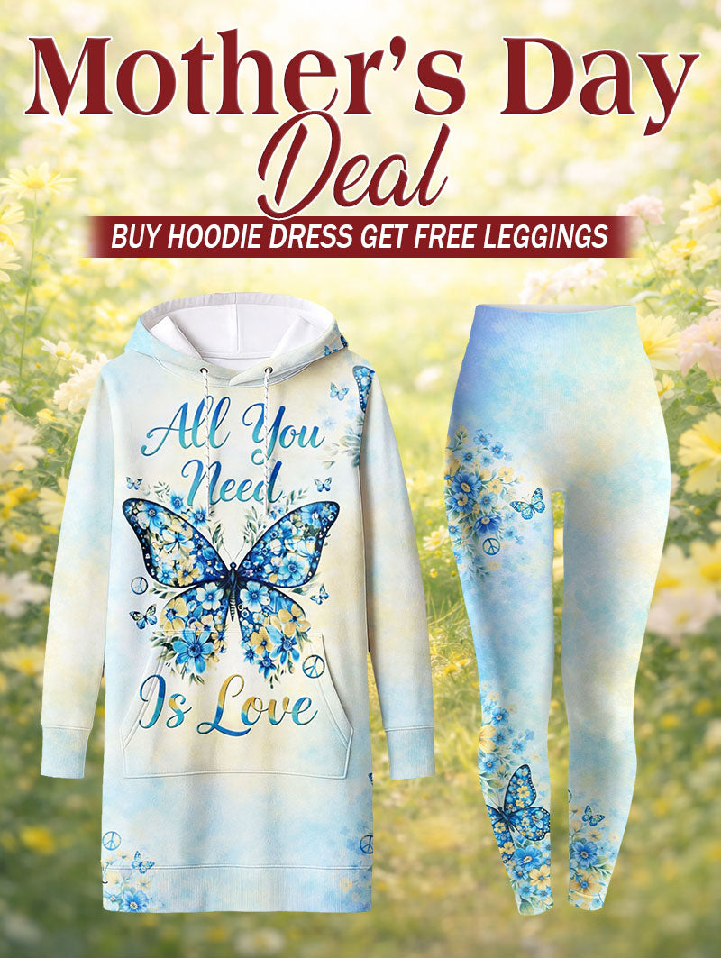 "Petal" Hoodie Dress & Leggings Deal