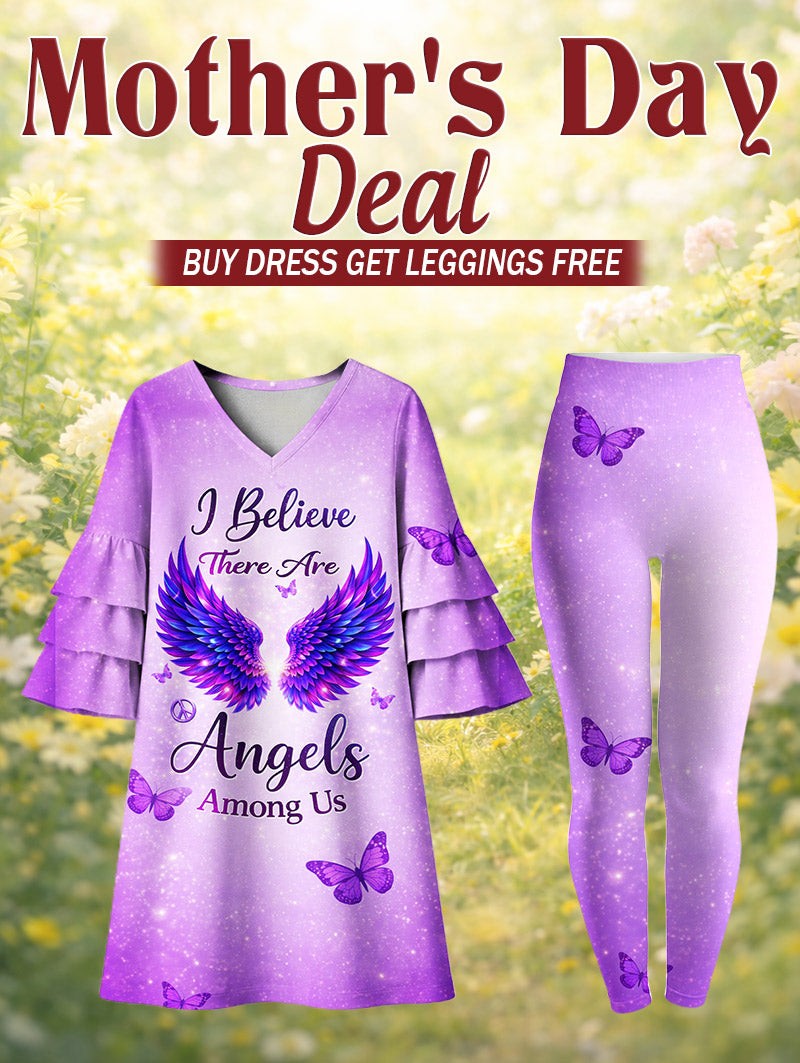 "Grace" Stacked Ruffle Dress & Leggings Deal