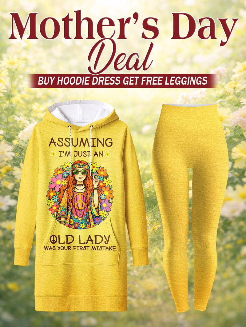 Yellow "Moxie" Hoodie Dress & Leggings Deal