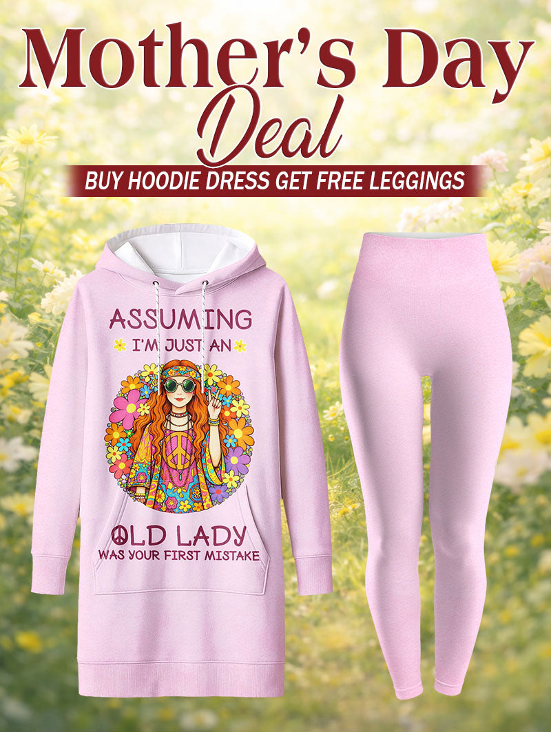 Blush "Moxie" Hoodie Dress & Leggings Deal