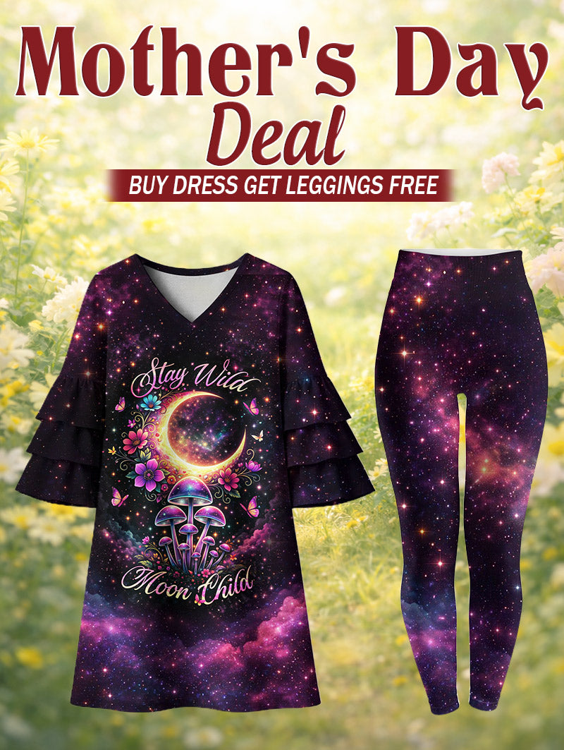 "Pixie" Stacked Ruffle Dress & Leggings Deal
