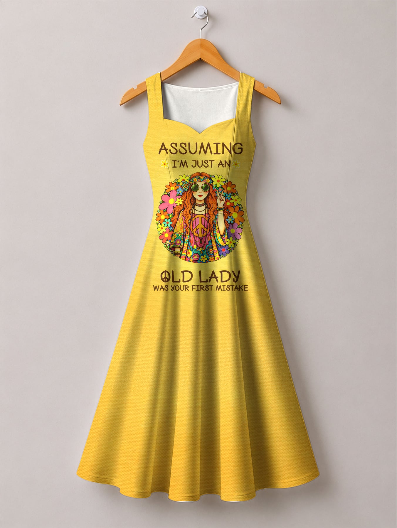 Yellow "Moxie" Corset Dress