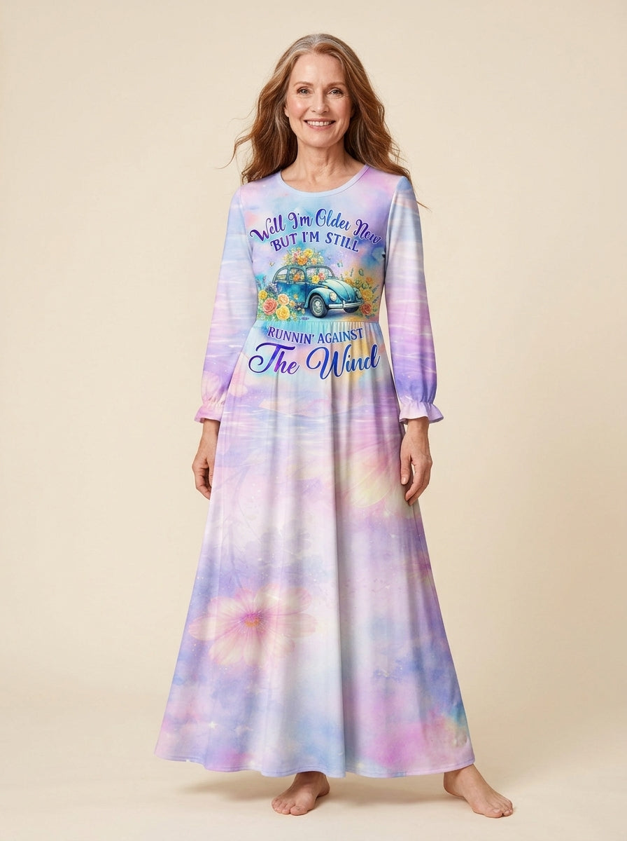 "Drift" Long Sleeve Maxi Dress