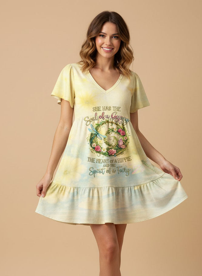 "Sprite" Floral Dress