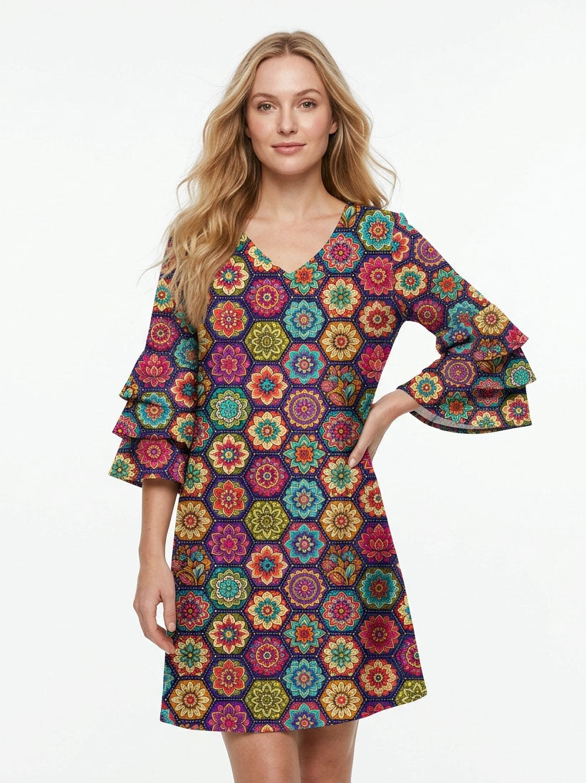 "Flower" Stacked Ruffle Dress & Leggings Deal
