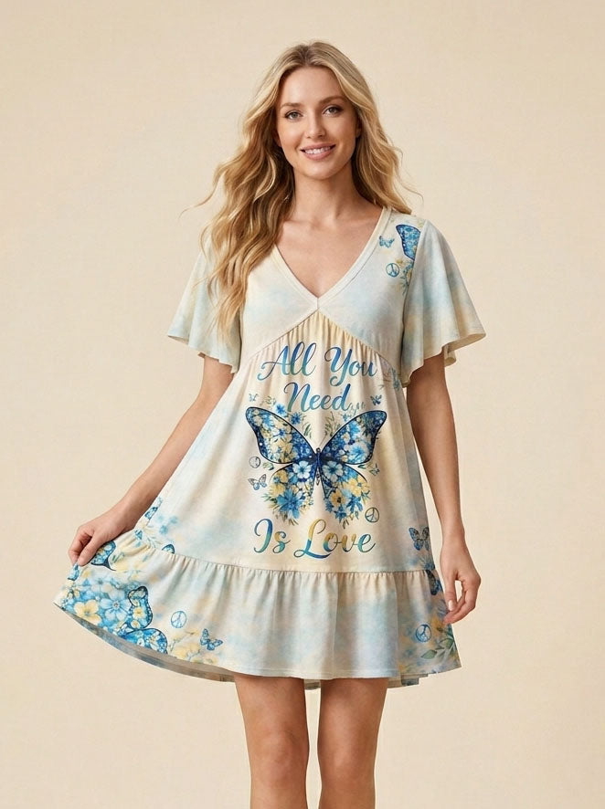 "Petal" Floral Dress