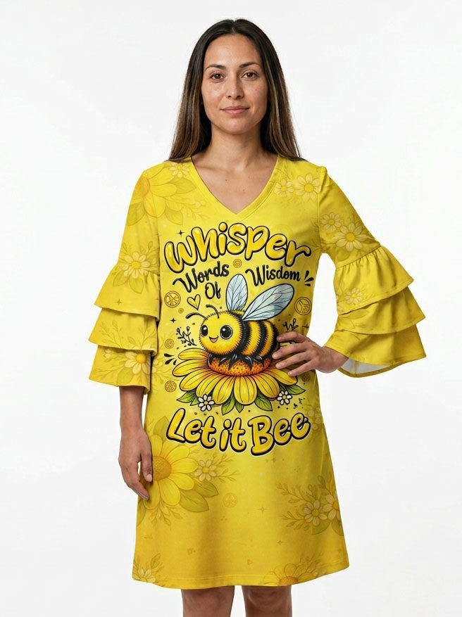 "Honey" Stacked Ruffle Dress & Leggings Deal