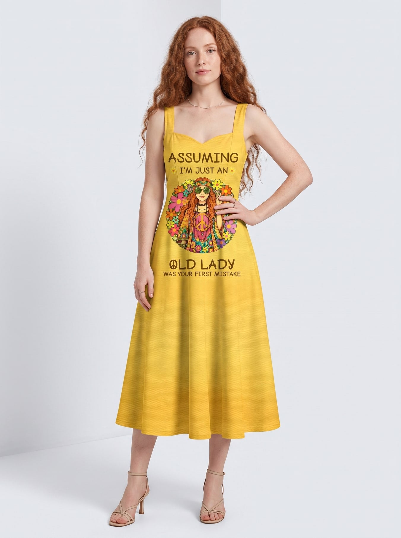 Yellow "Moxie" Corset Dress