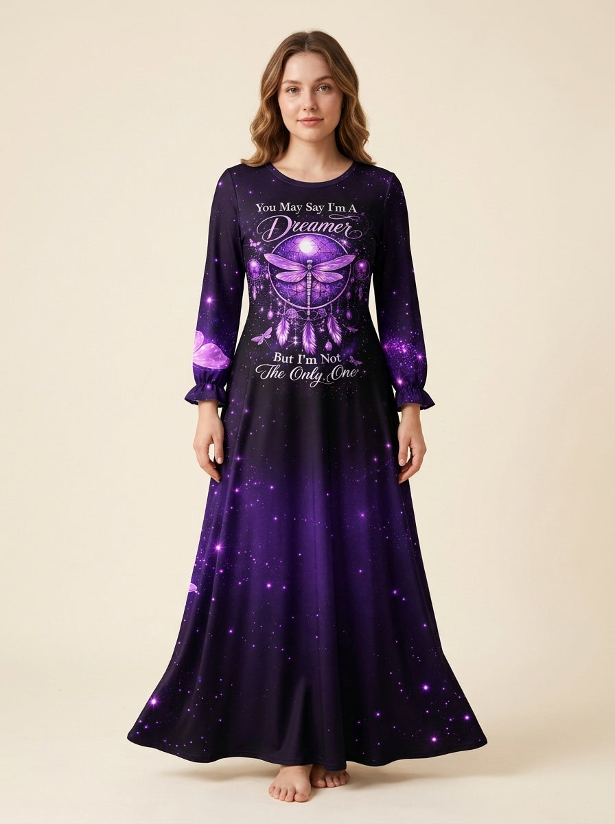 "Reverie" Long Sleeve Maxi Dress