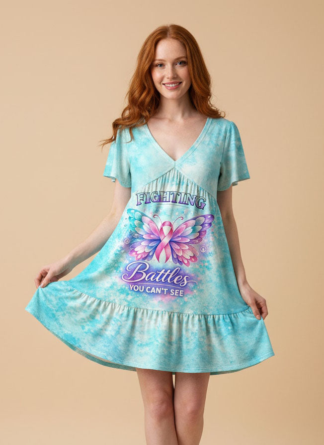 "Brave" Floral Dress