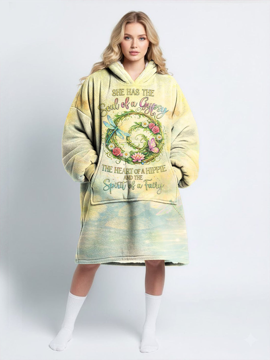 "Sprite" Blanket Hoodie