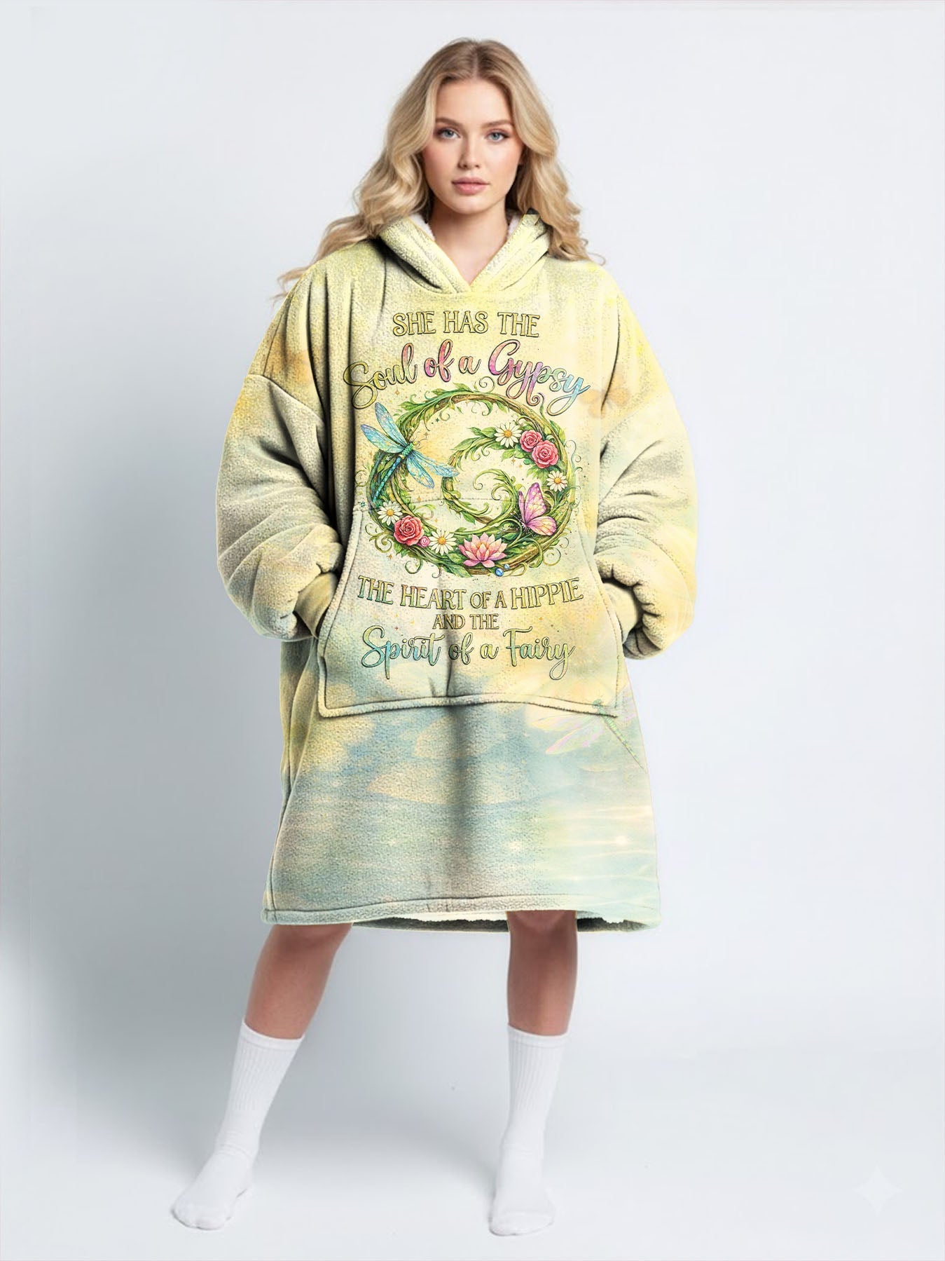"Sprite" Blanket Hoodie