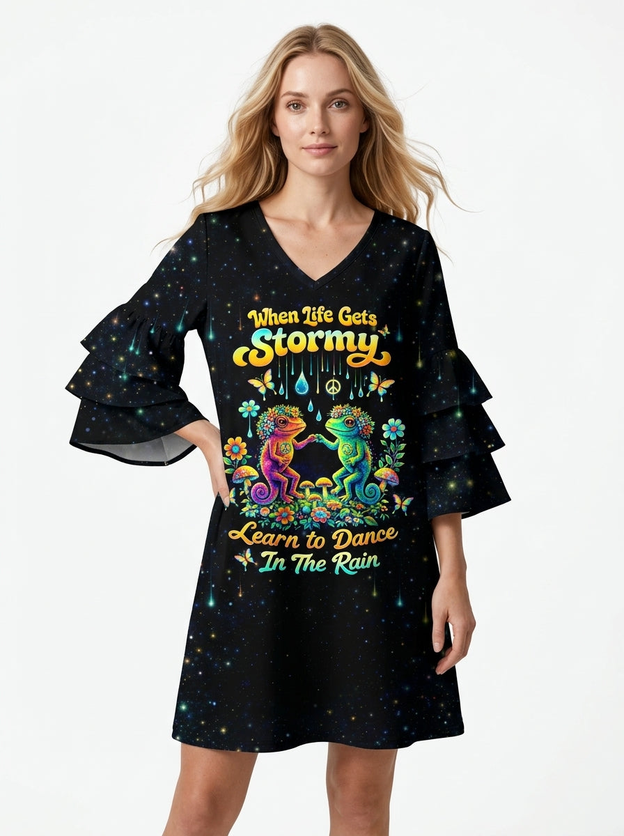 "Stomp" Stacked Ruffle Dress & Leggings Deal