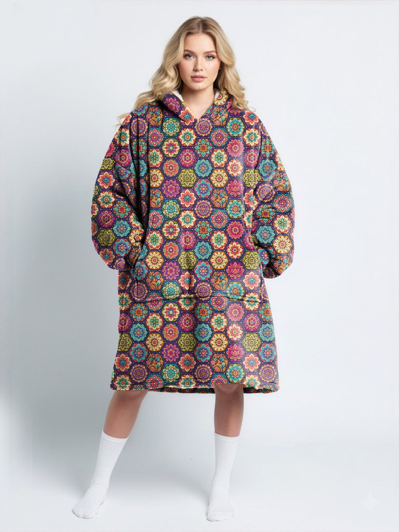 "Flower" Blanket Hoodie