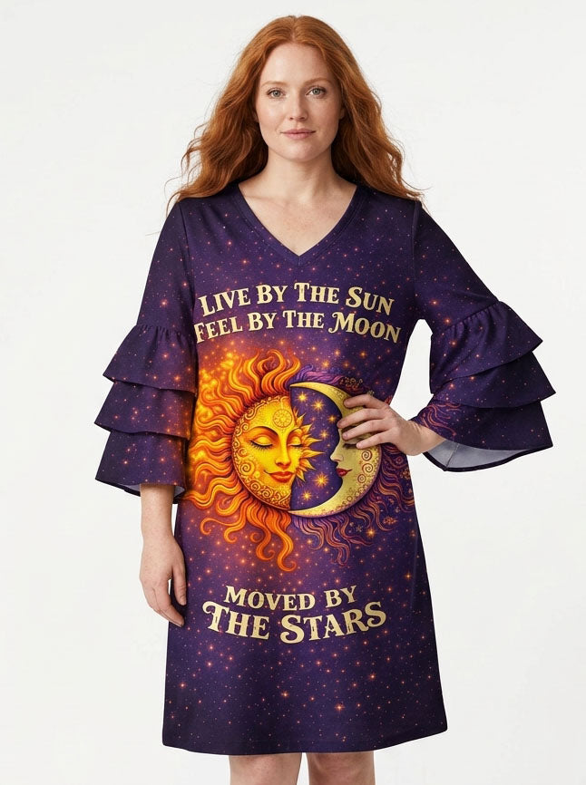 "Eclipse" Stacked Ruffle Dress & Leggings Deal