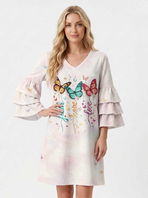 "Flutter" Stacked Ruffle Dress & Leggings Deal