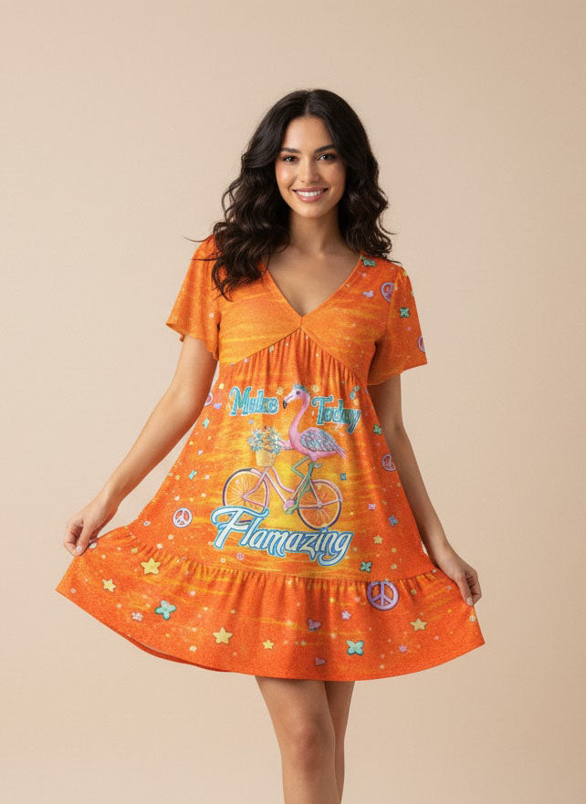 "Zesty" Floral Dress