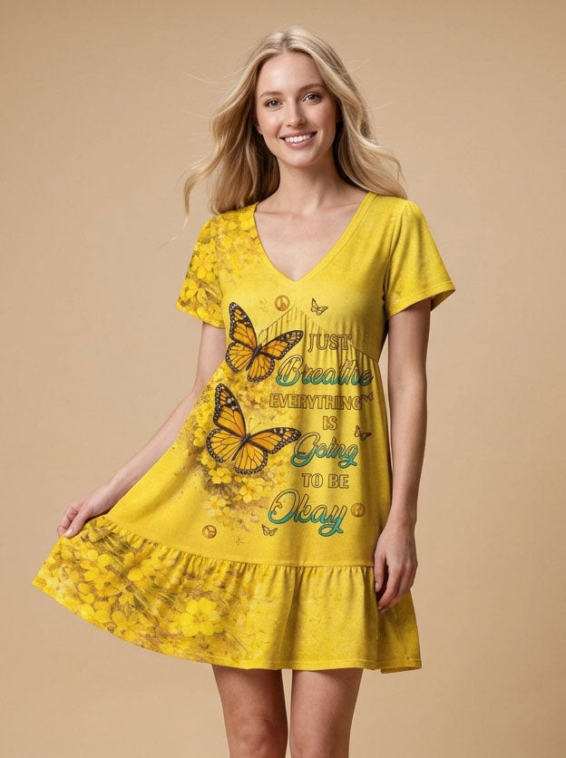 "Steady" Floral Dress
