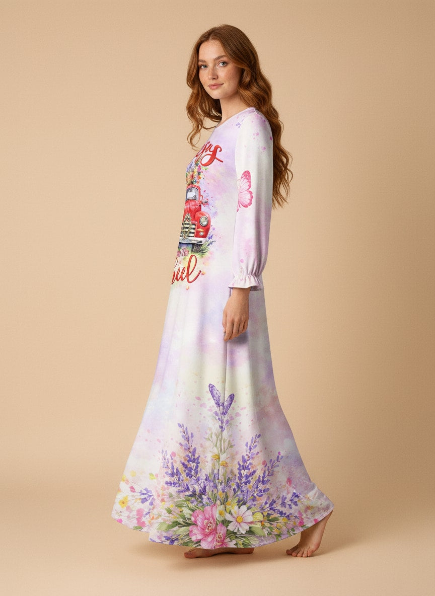 "Dolly" Long Sleeve Maxi Dress