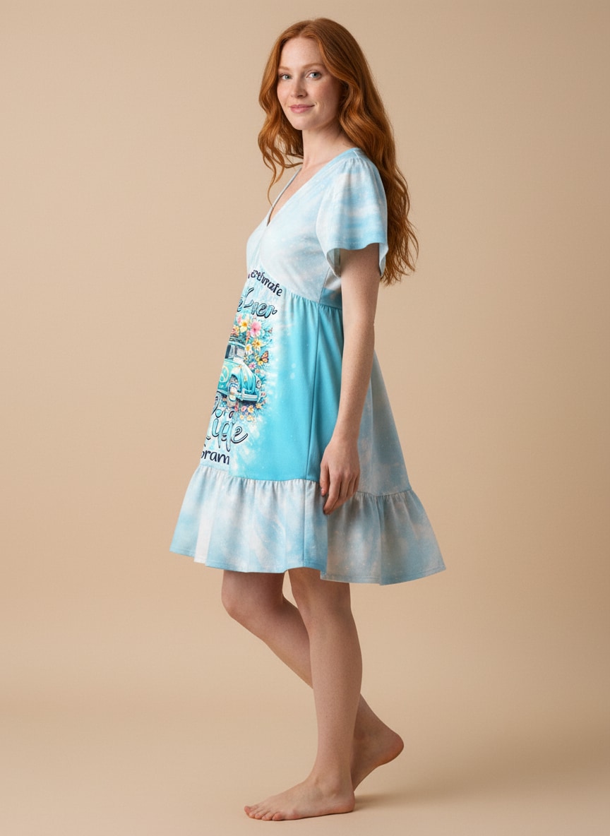 "Spry" Floral Dress