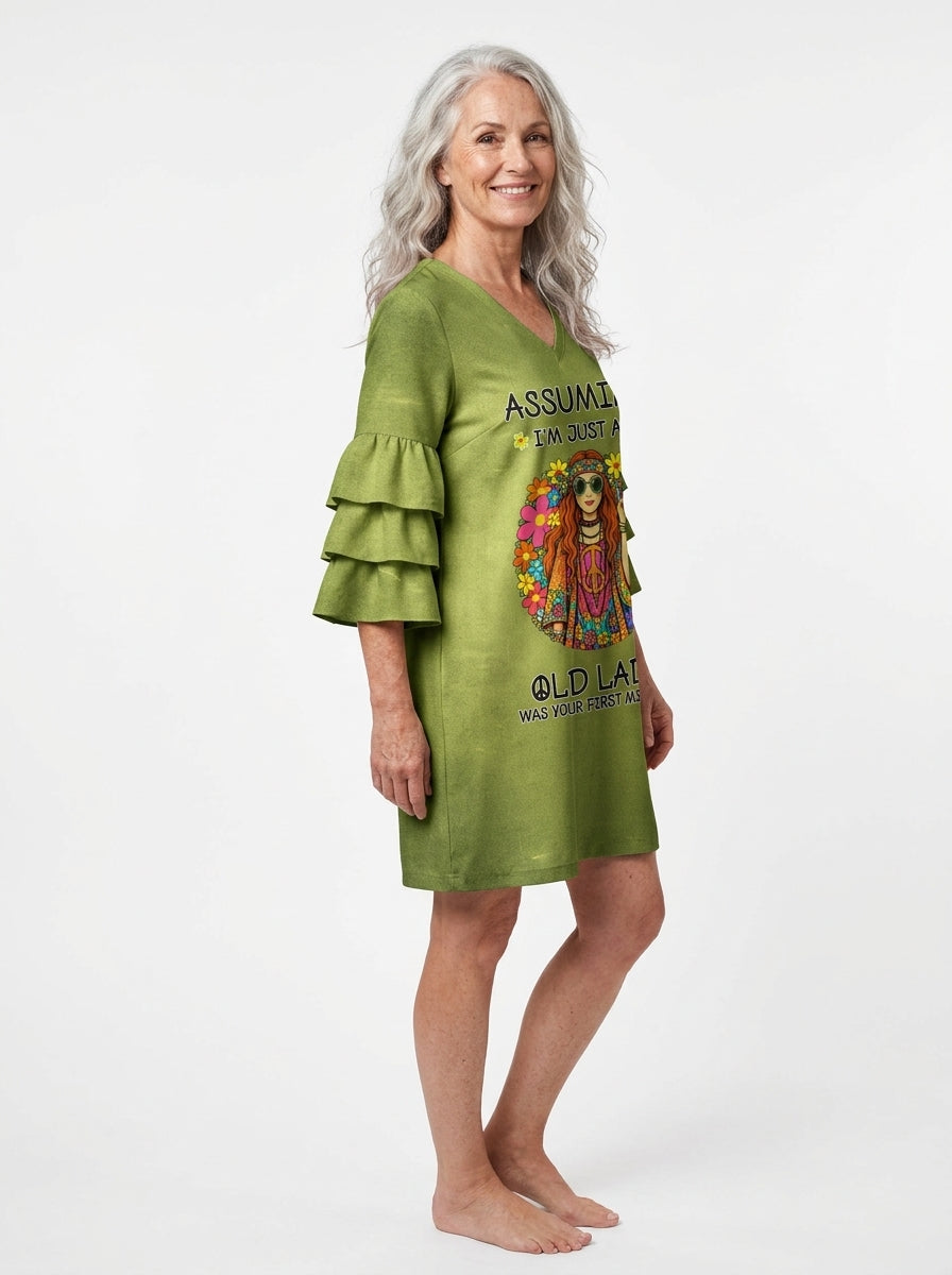 "Moxie" Stacked Ruffle Dress & Leggings Deal