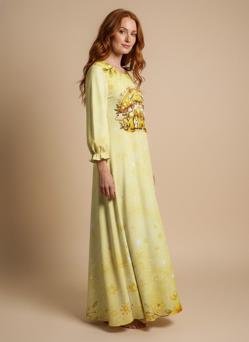 "Hunny" Long Sleeve Maxi Dress