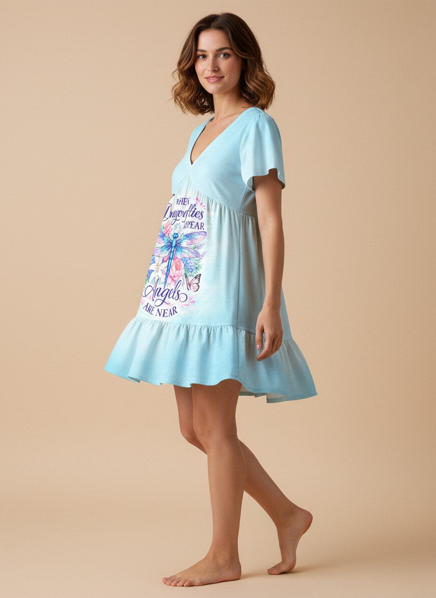 "Hover" Floral Dress