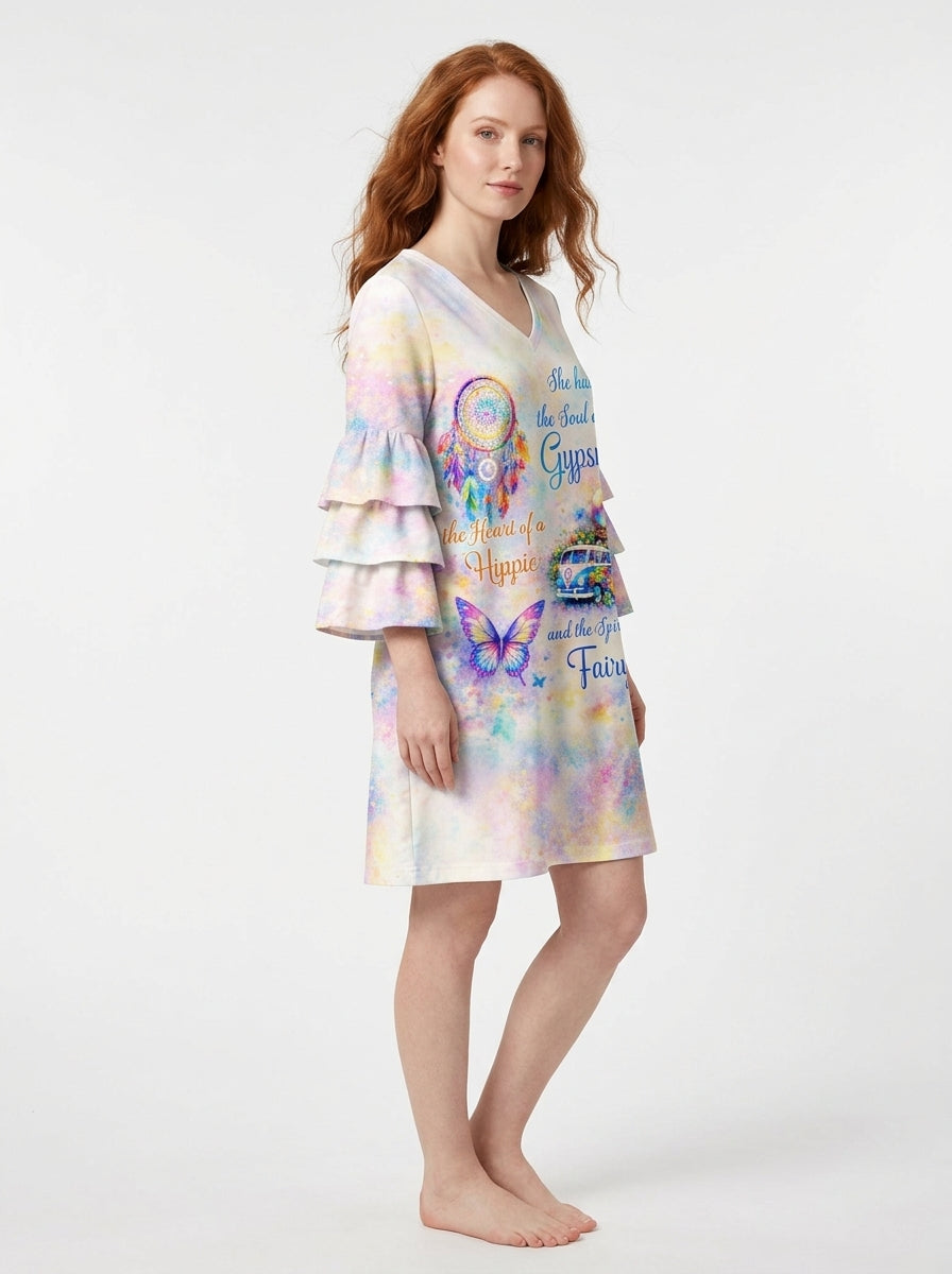 "Whimsy" Stacked Ruffle Dress & Leggings Deal