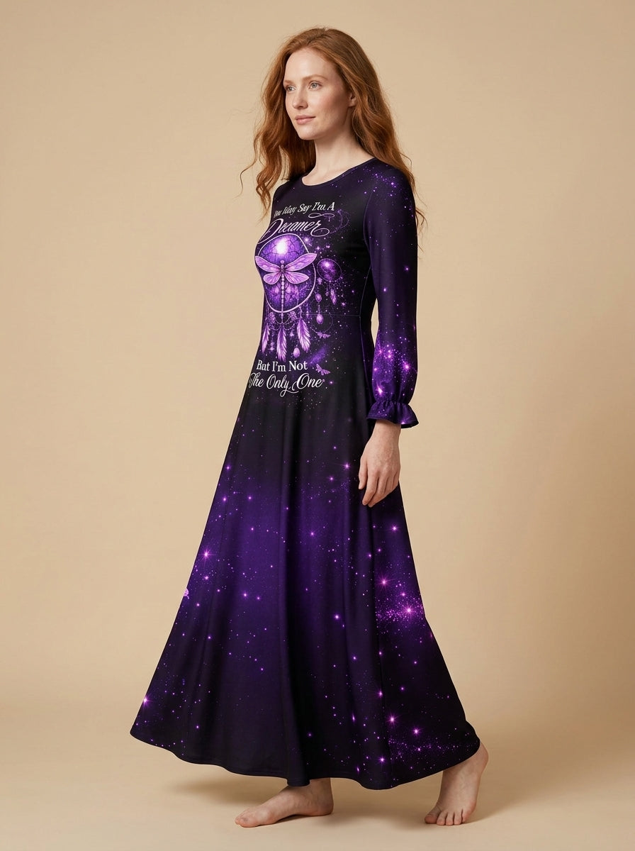 "Reverie" Long Sleeve Maxi Dress