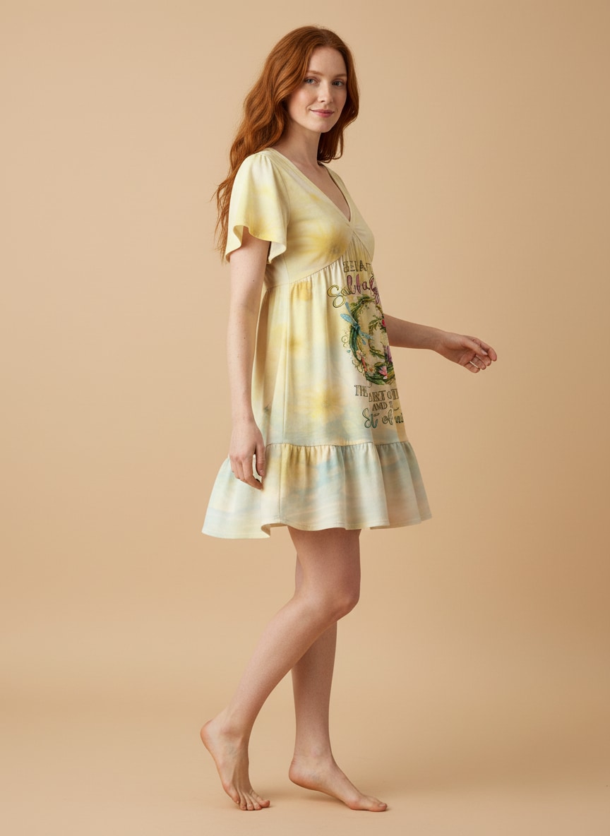 "Sprite" Floral Dress