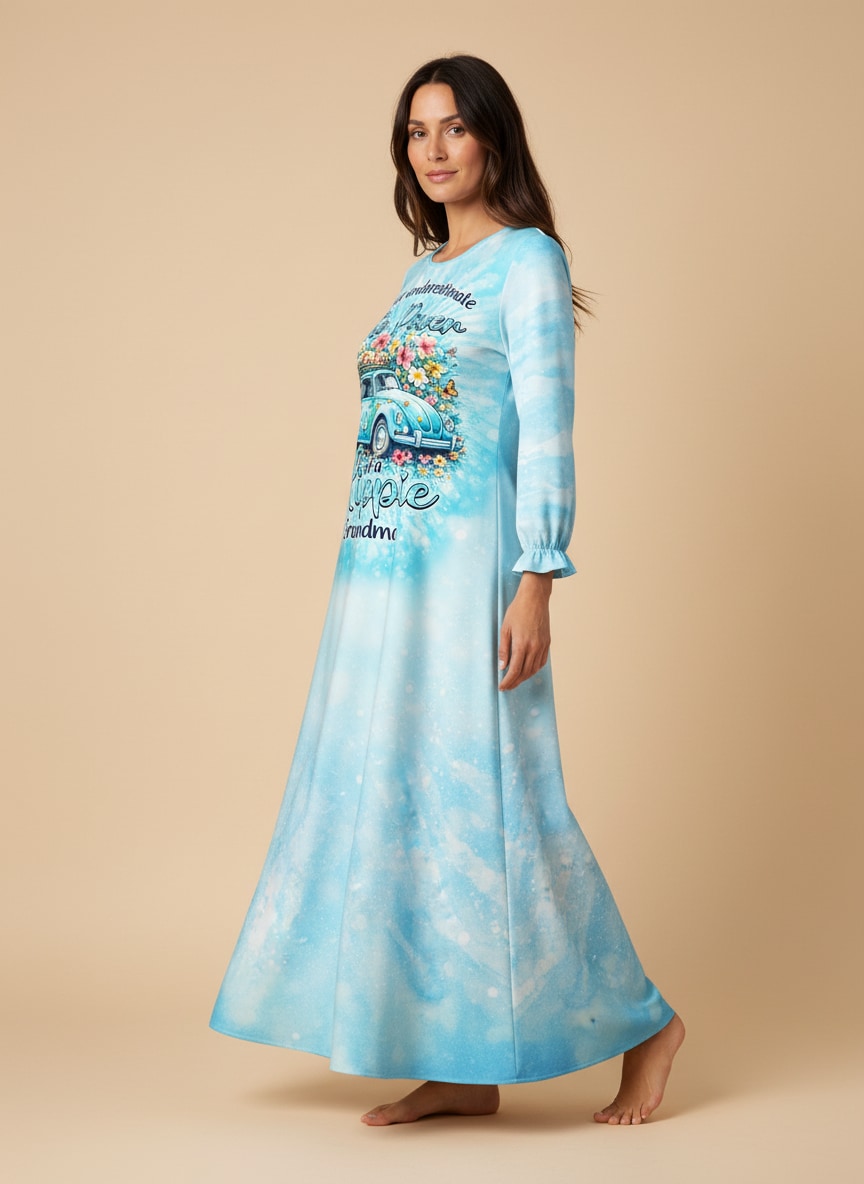 "Spry" Long Sleeve Maxi Dress