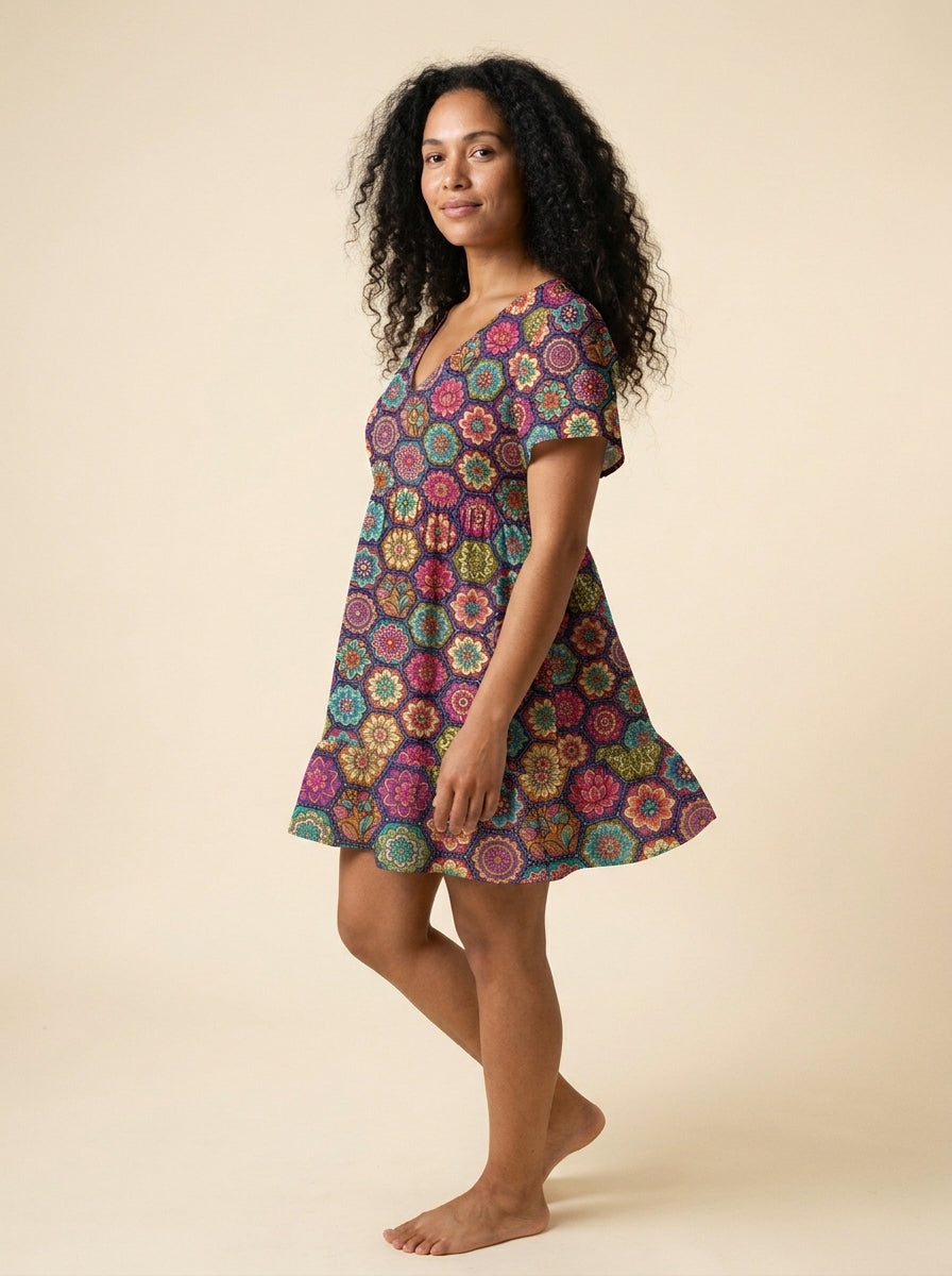 "Flower" Floral Dress