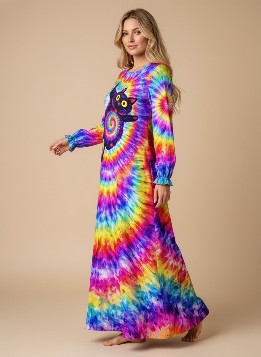 "Jinx" Long Sleeve Maxi Dress