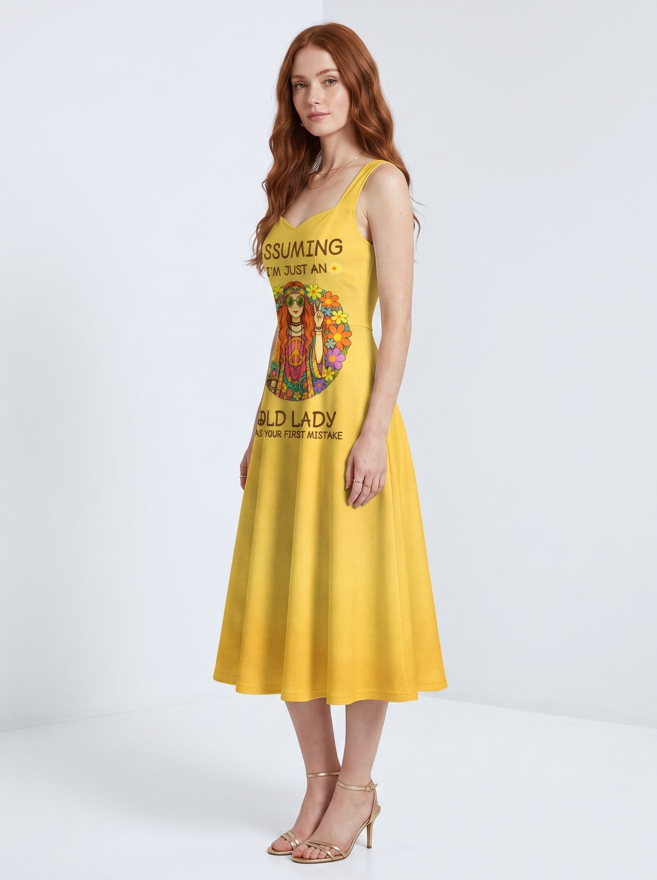 Yellow "Moxie" Corset Dress